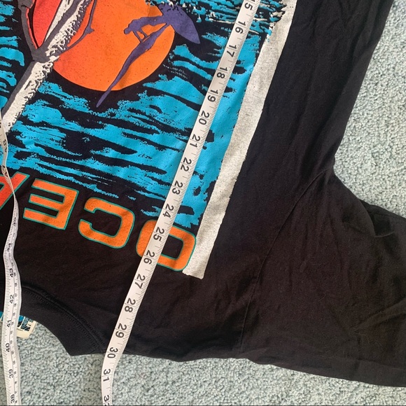 80s vintage ocean blue graphic tee - Picture 5 of 5